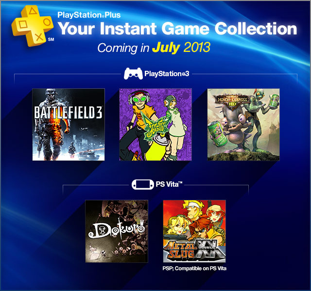 July instant collection PSPlus