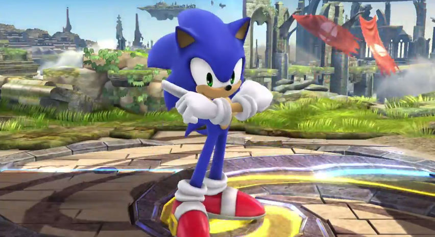 Sonic in new Super Smash WIiU 3DS