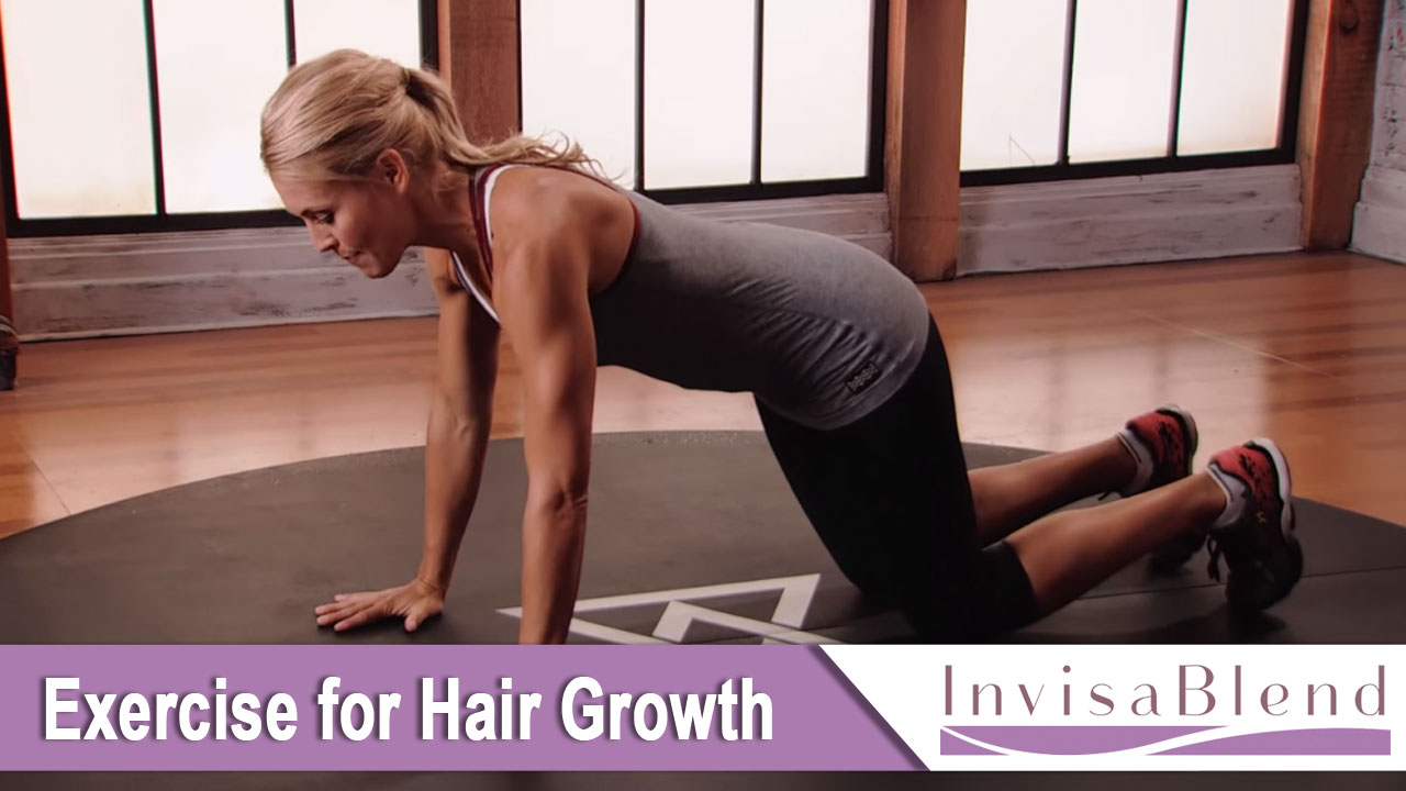 More Hair volume the healthy way - Exercise and InvisaBlend