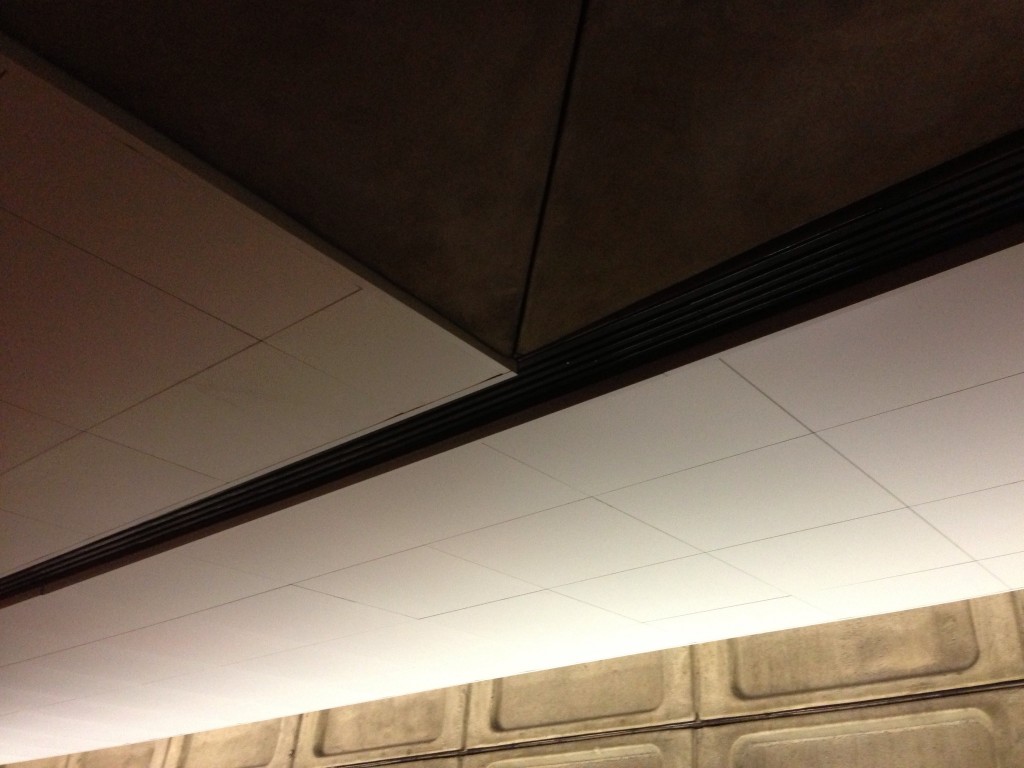 New Dropped Ceiling - Installed at Gallery Place
