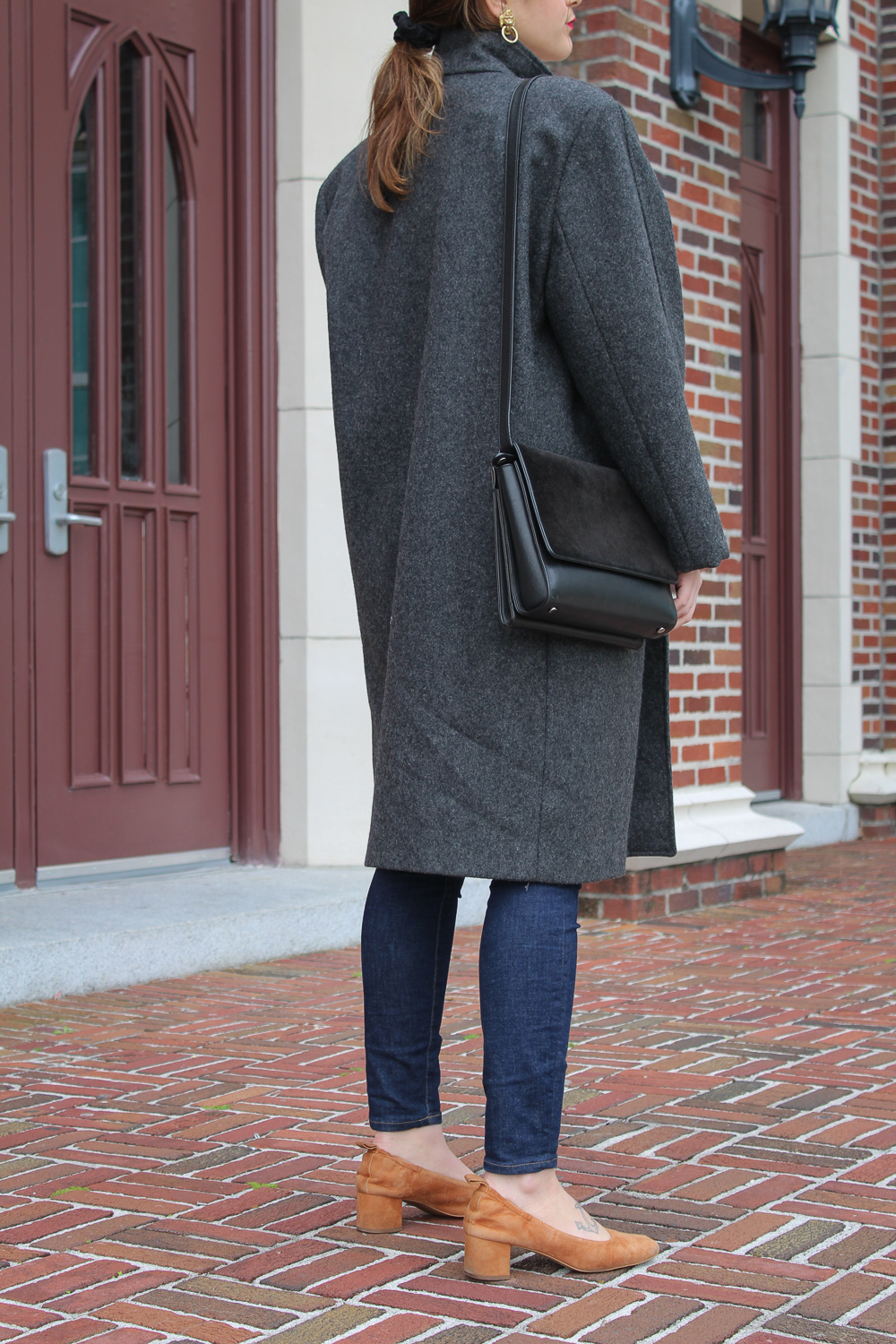 wool coat outfit