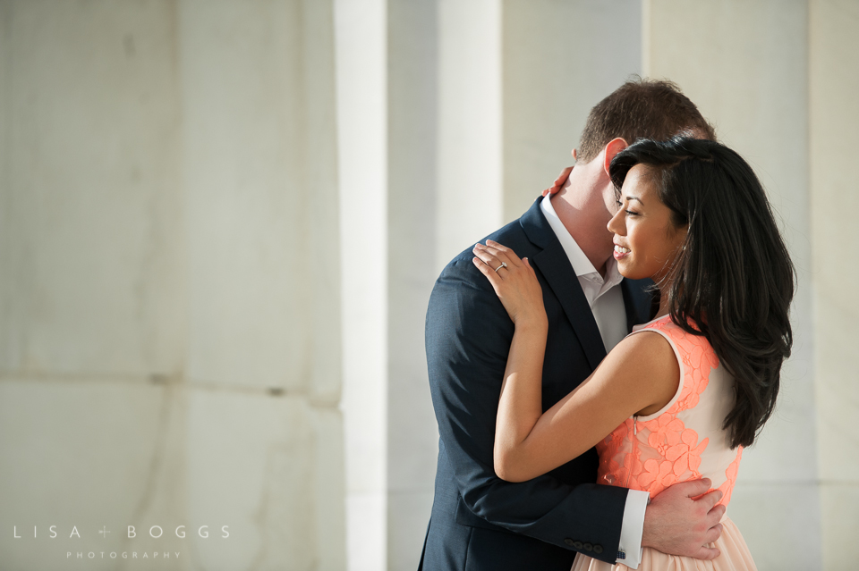 Le Diplomate & Lincoln Memorial Engagement Session // Lisa Boggs Photography // DC Engagement Photography
