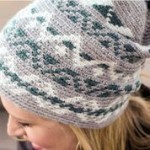 Fair Isle hat worked in the round