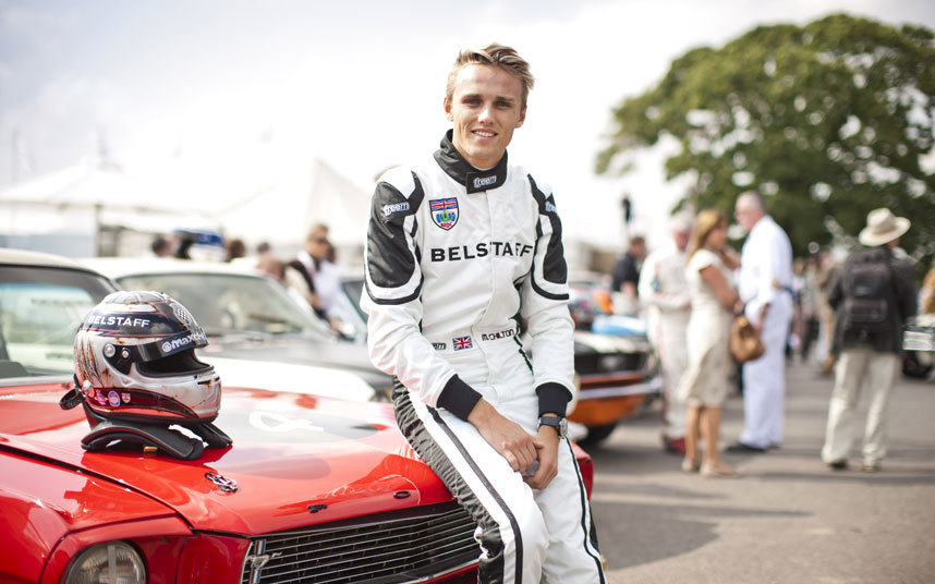 Max Chilton became the first current F1 driver to compete at the Revival, driving a Ford Mustang in the Shelby Cup race for small-block V8-engined cars Picture: DREW GIBSON
