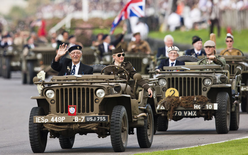 There was a poignant tribute to veterans and the people of Sussex who prevailed during the Second World War Picture: DREW GIBSON