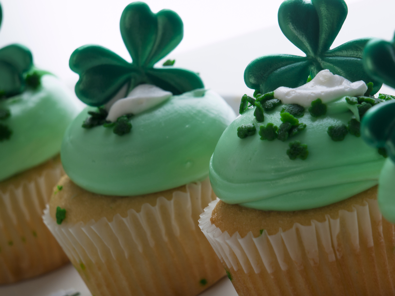St. Patrick's Day Cupcake