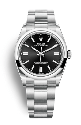rolex oyster perpetual 36mm black dial