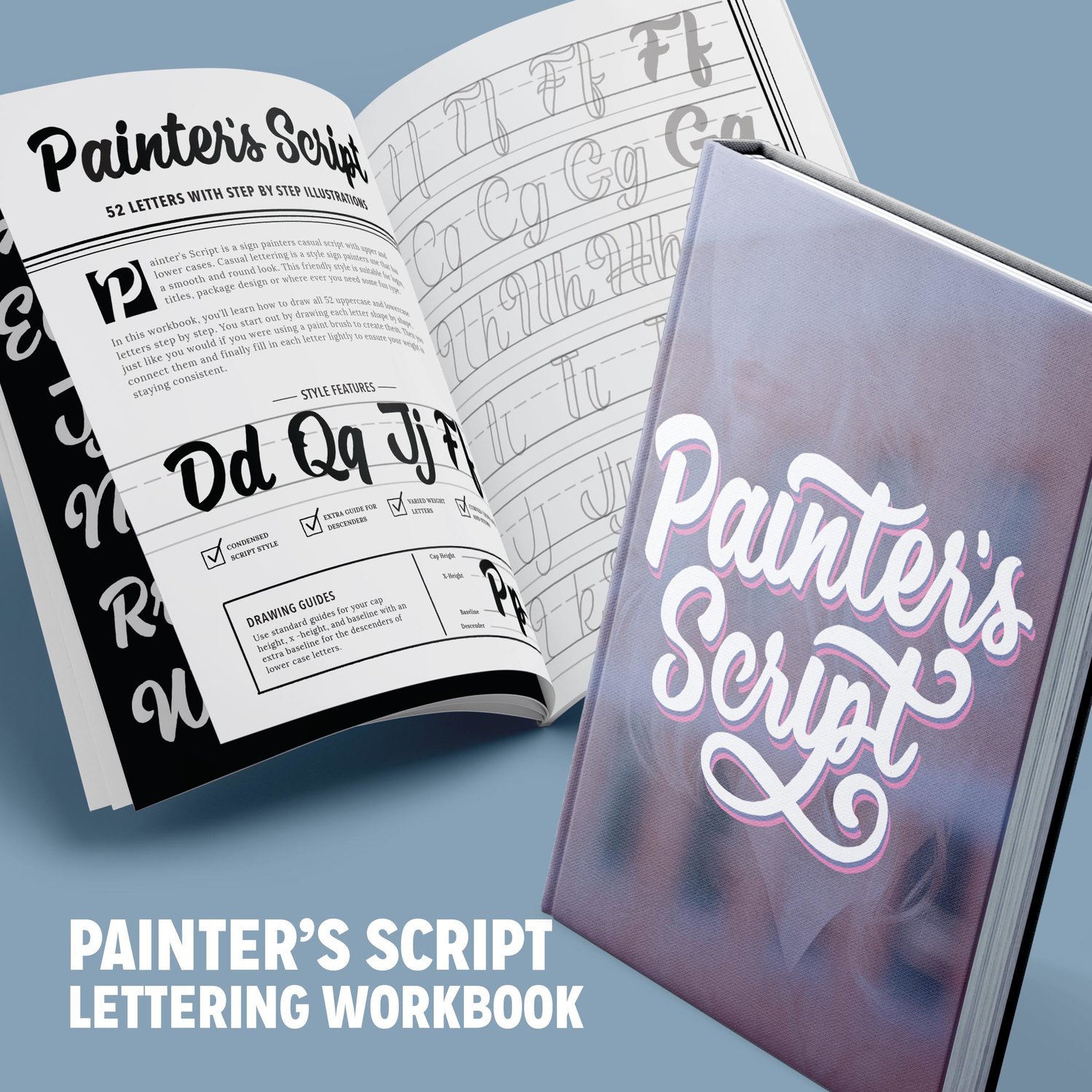 PAINTER'S SCRIPT LETTERING WORKBOOK (PDF) by LetterShoppe — STEFAN