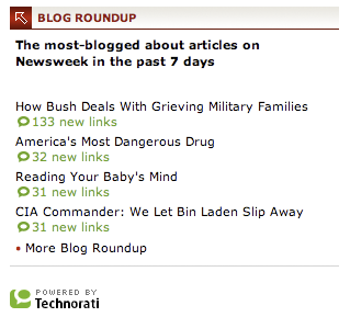 Newsweek Blog Roundup