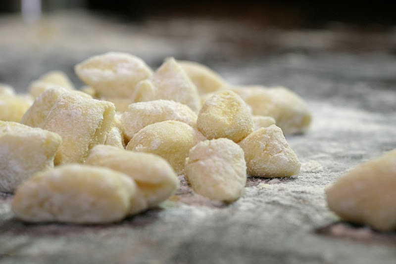 Homemade potato gnocchi