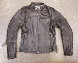 Maven Women's Roland Sands Leather Vintage Cafe Motorcycle Jacket