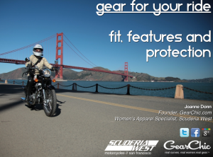 womens motorcycle gear seminar information how to shop fit features protection