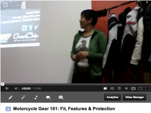 youtube motorcycle gear videos
