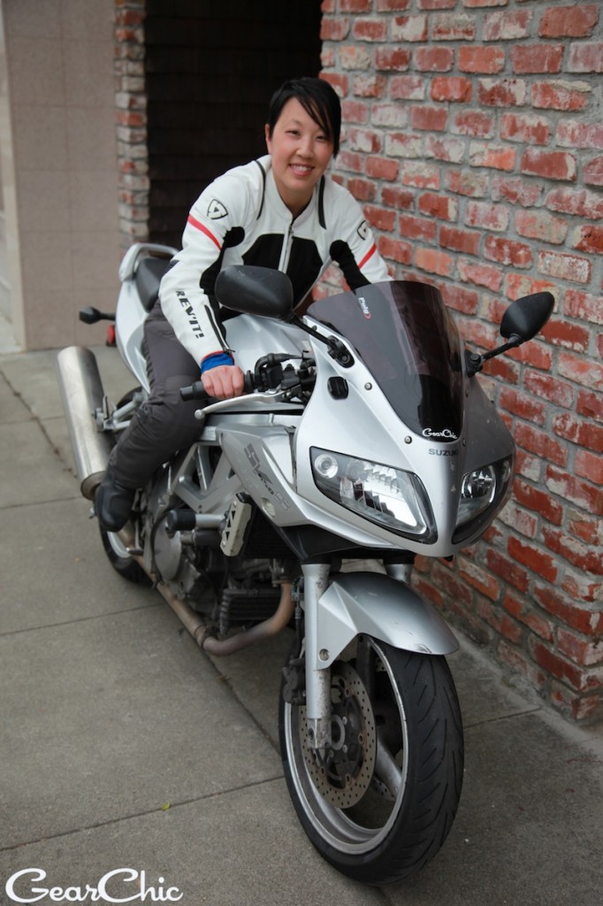 REV'IT Galactic Ladies Leather Motorcycle Jacket White