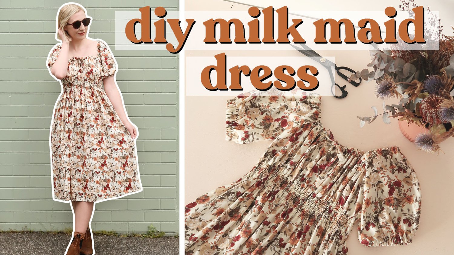DIY Milk Maid Dress (From 5 Rectangles of Fabric!) — Rosery Apparel