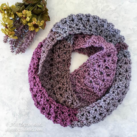 Crochet Frosted Berry Infinity Scarf A Free One Skein Pattern Left In Knots,Indoor Palm Trees Types