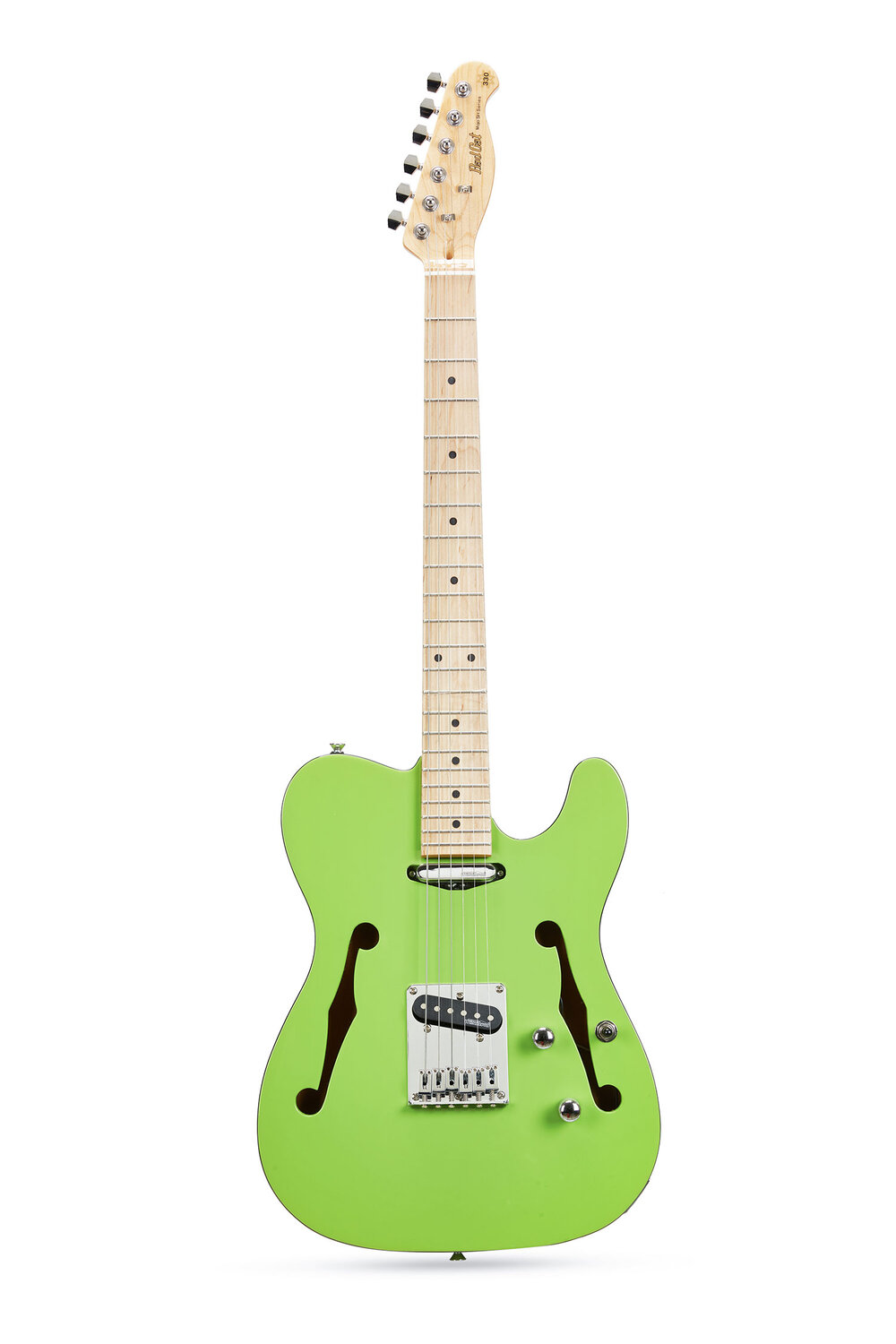 NEW BAD CAT SH-330 SEMI HOLLOW VINTAGE SURFING GREEN TELE STYLE 6 STRING  ELECTRIC GUITAR — BAD CAT INSTRUMENTS