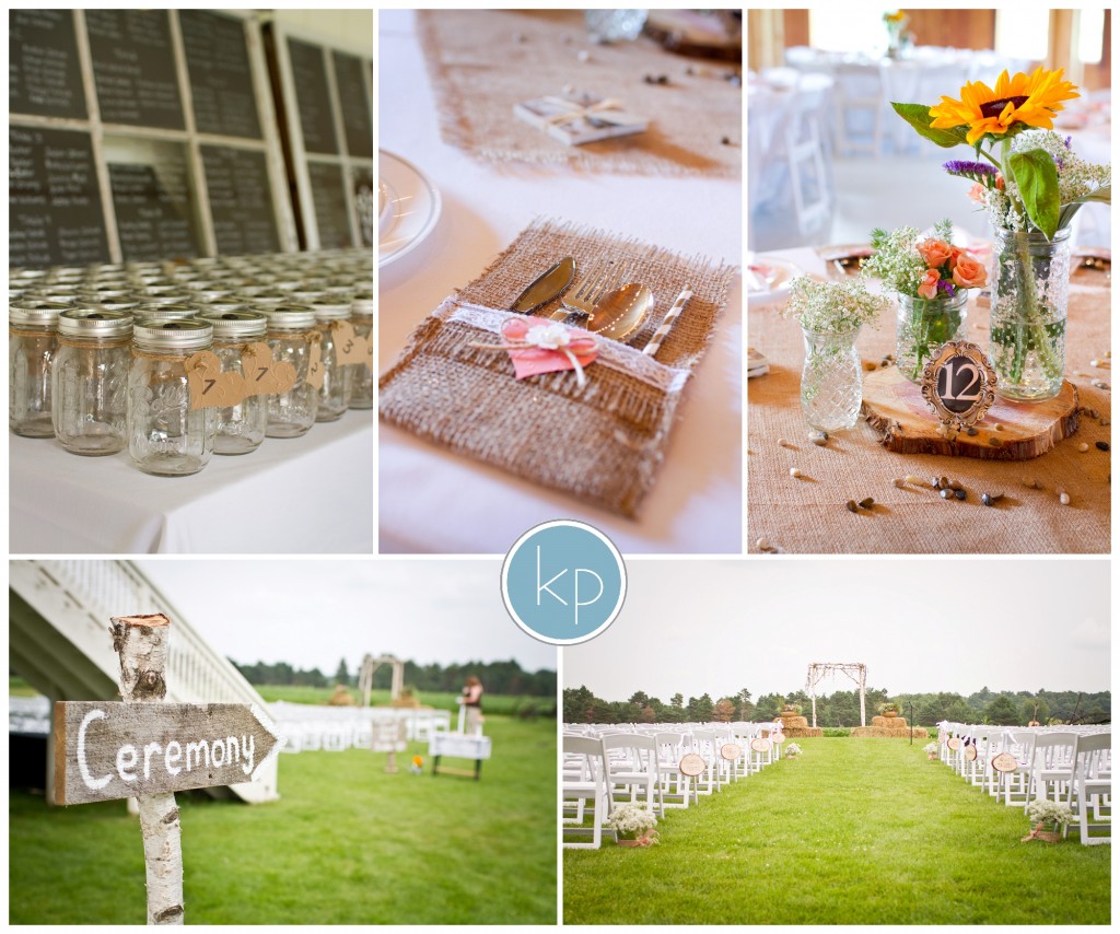 wedding details, mason jars for cups, centerpieces for wedding tables, wedding ceremony site
