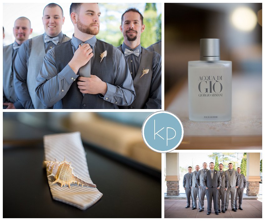 groom and groomsmen with details