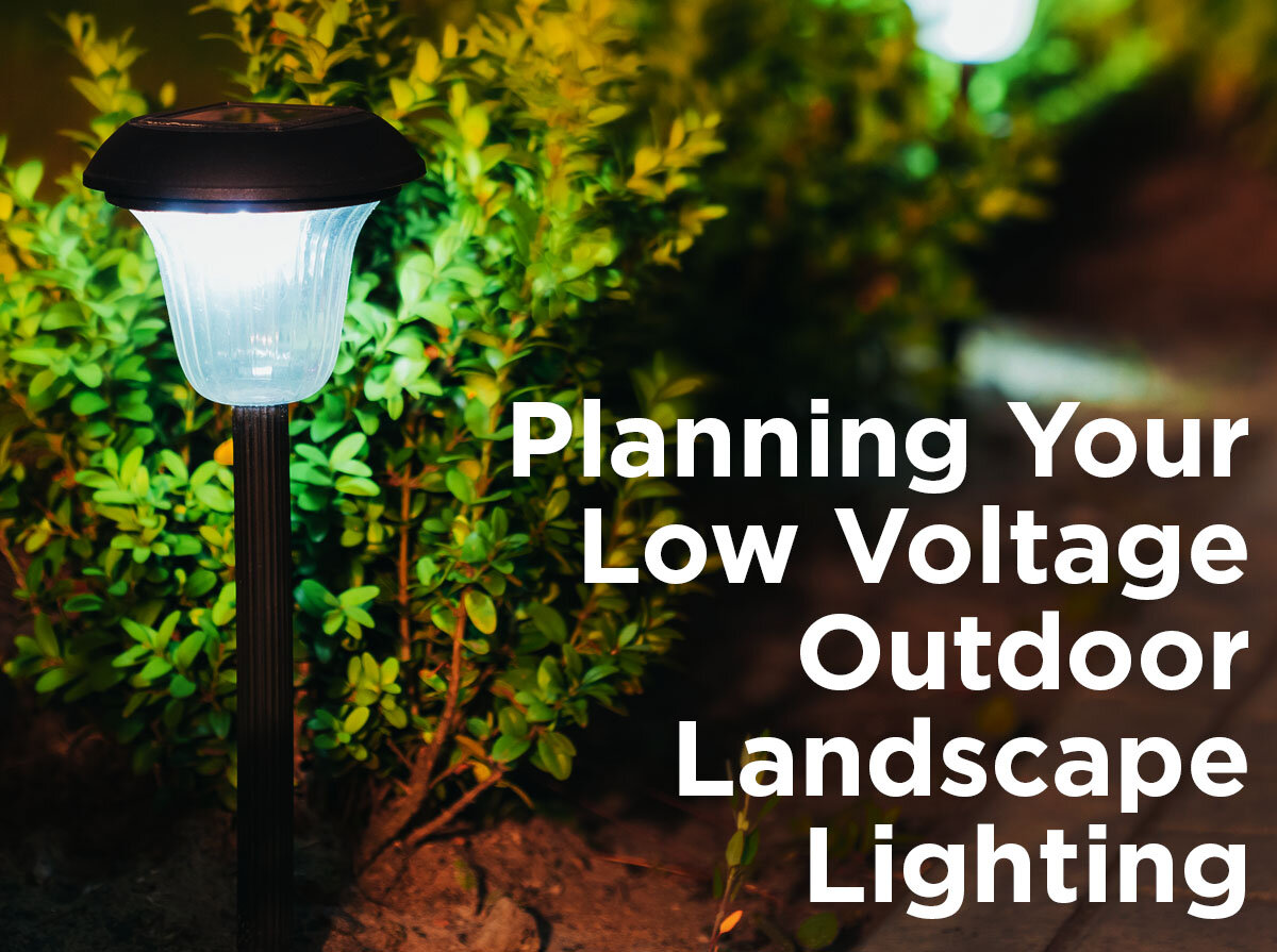 Know the difference between line voltage, low voltage, LED and Solar  Outdoor Lighting