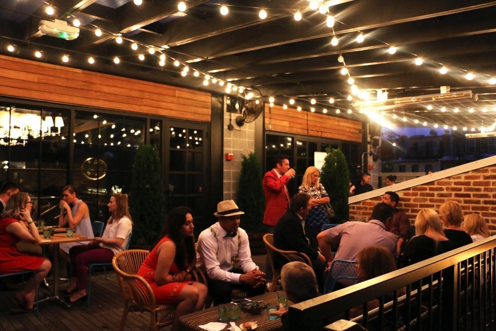 VIP guests has exclusive access to the Celebrity Cruise patio at the Columbia Room, Derek Brown's newly opened bar in Blagden Alley. (Photo by January Jai)