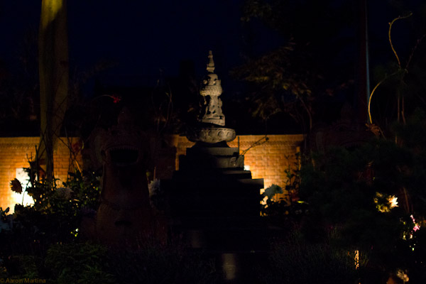 stupa in the garden