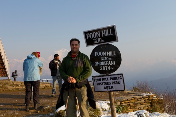 Aaron at Poon Hill