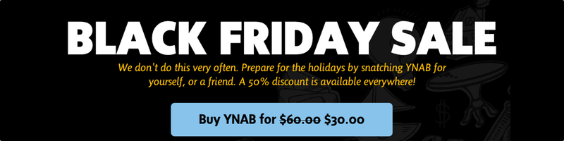 YNAB 50% off sale