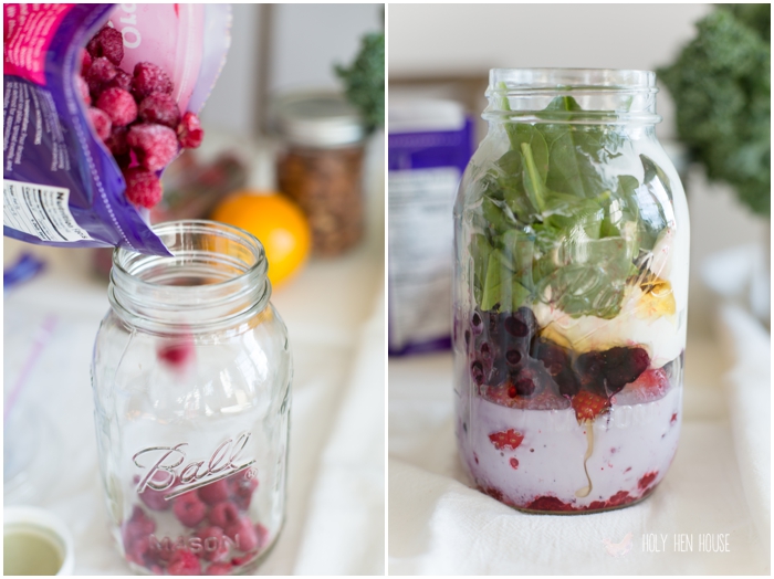 Make Ahead Smoothie Jars For The Freezer by denise_sweetpeasandsaffron, Quick & Easy Recipe