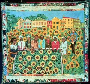 Faith Ringgold. Sunflower Quilting Bee at Arles