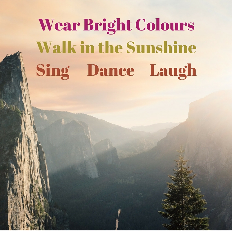 5 Tips to Beat the Winter Blues Wear Bright Clothes, Walk in the Sun, Sing, Dance, Laugh