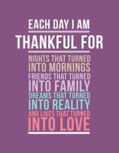 each day i am thankful