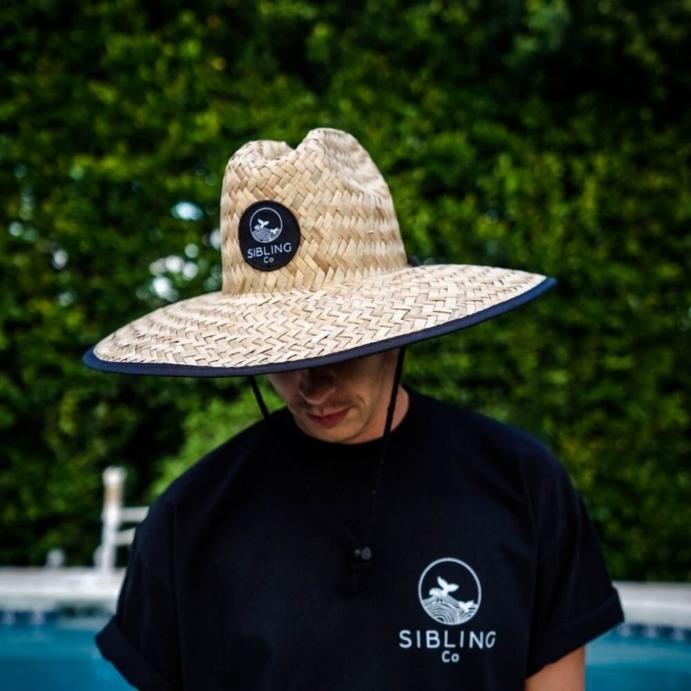FLATSLAND Smooth Waters Lifeguard Wide Brim Straw Hat - Wilkinson