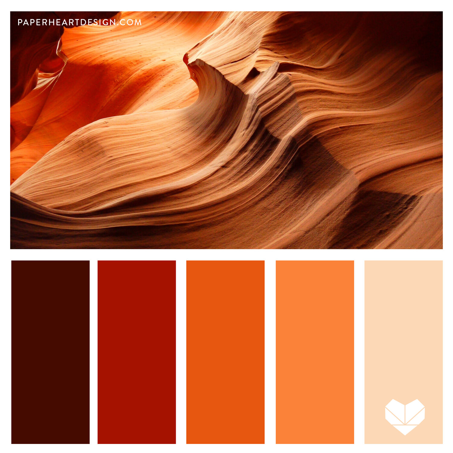 Color Palette: Outstanding Orange — Paper Heart Design