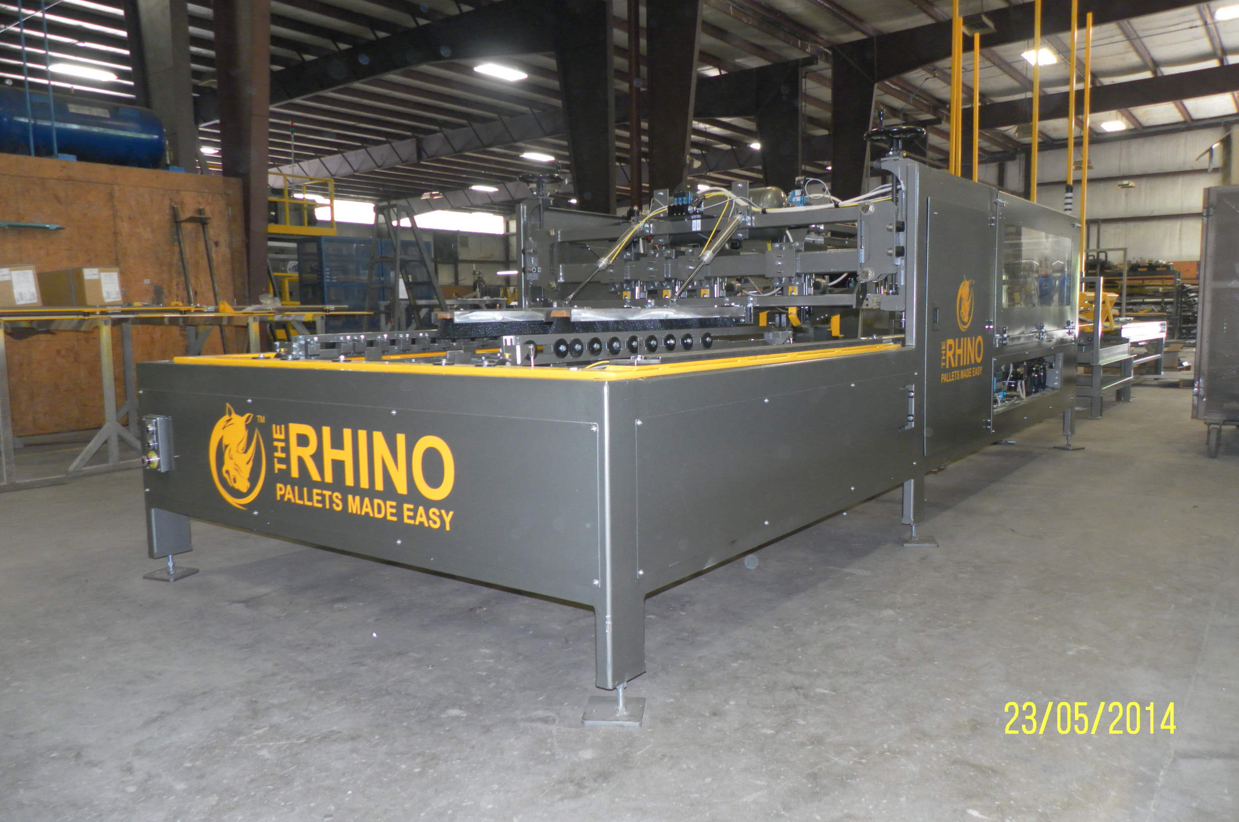 The Rhino Pallet Nailing Machine provides the best pallet making solutions to the Kingdom of Saudi Arabia. 