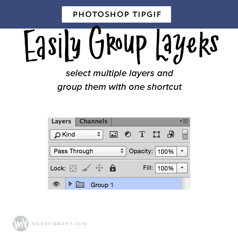 Photoshop Select Multiple Layers