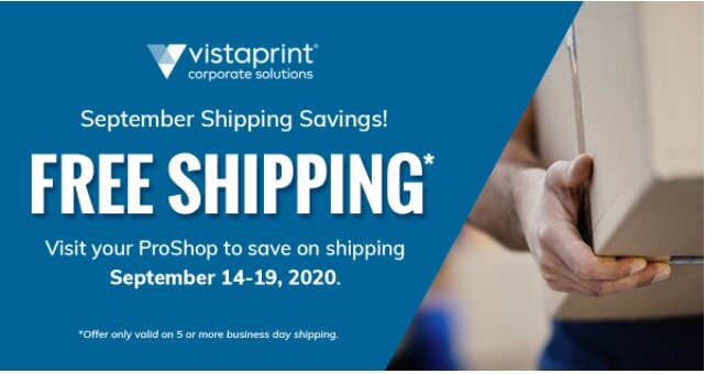 Free Shipping From Vistaprint Plannetnow