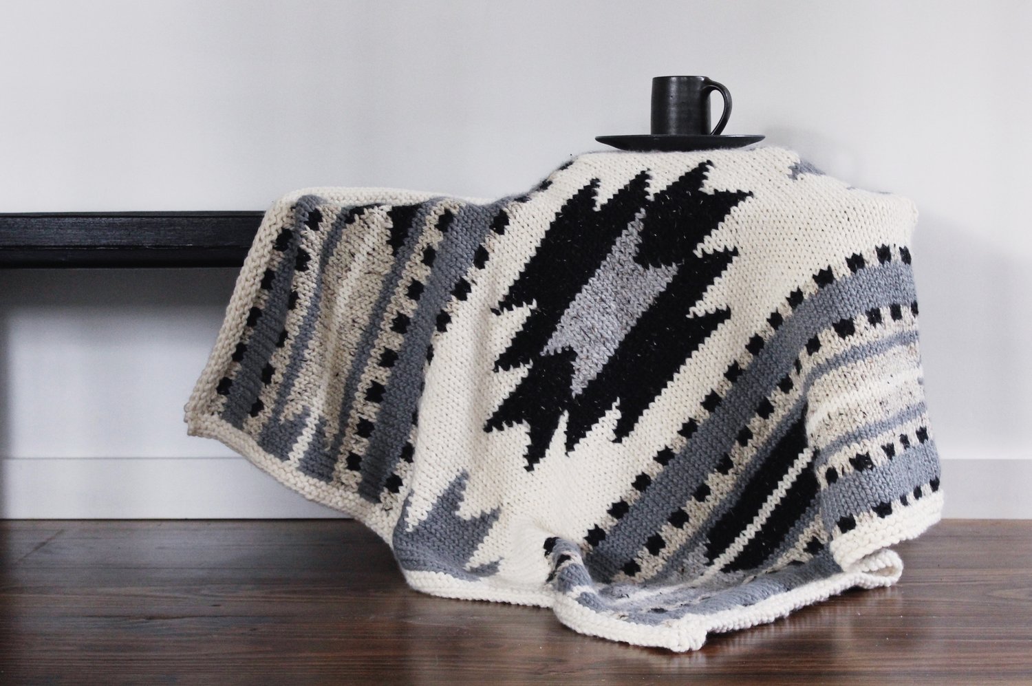 Knitting Pattern 1930 S Throw Afghan Blanket Couvre-lit Hexagone Pétoncle Edge 1235