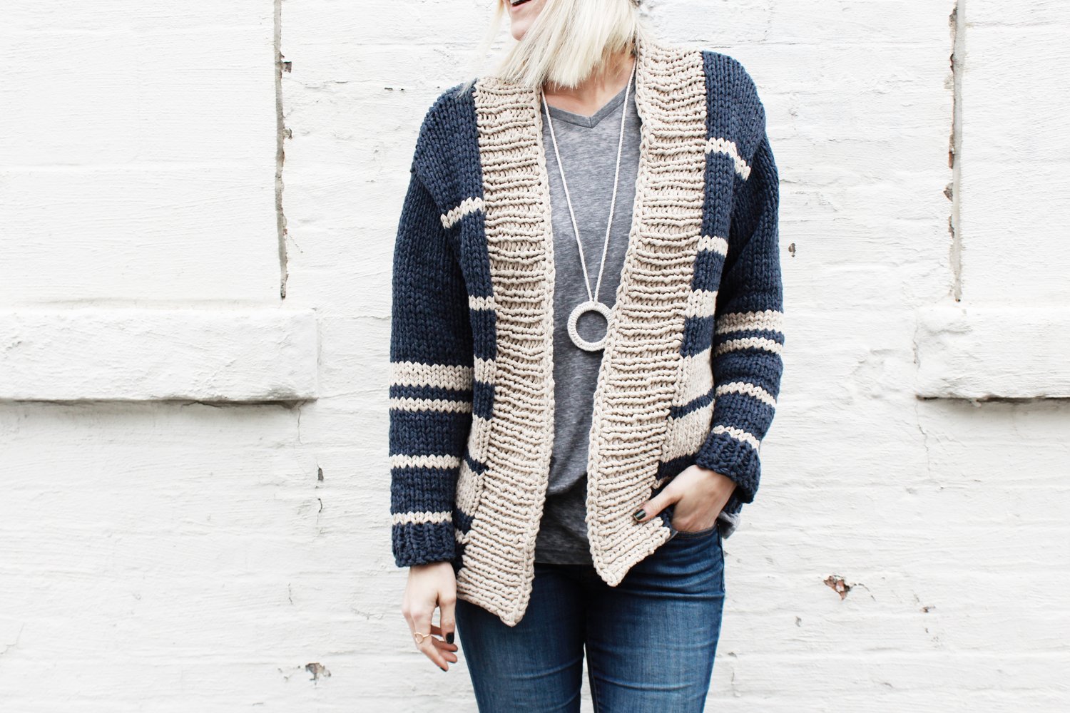 Oxford Cardigan Pattern — Two of Wands