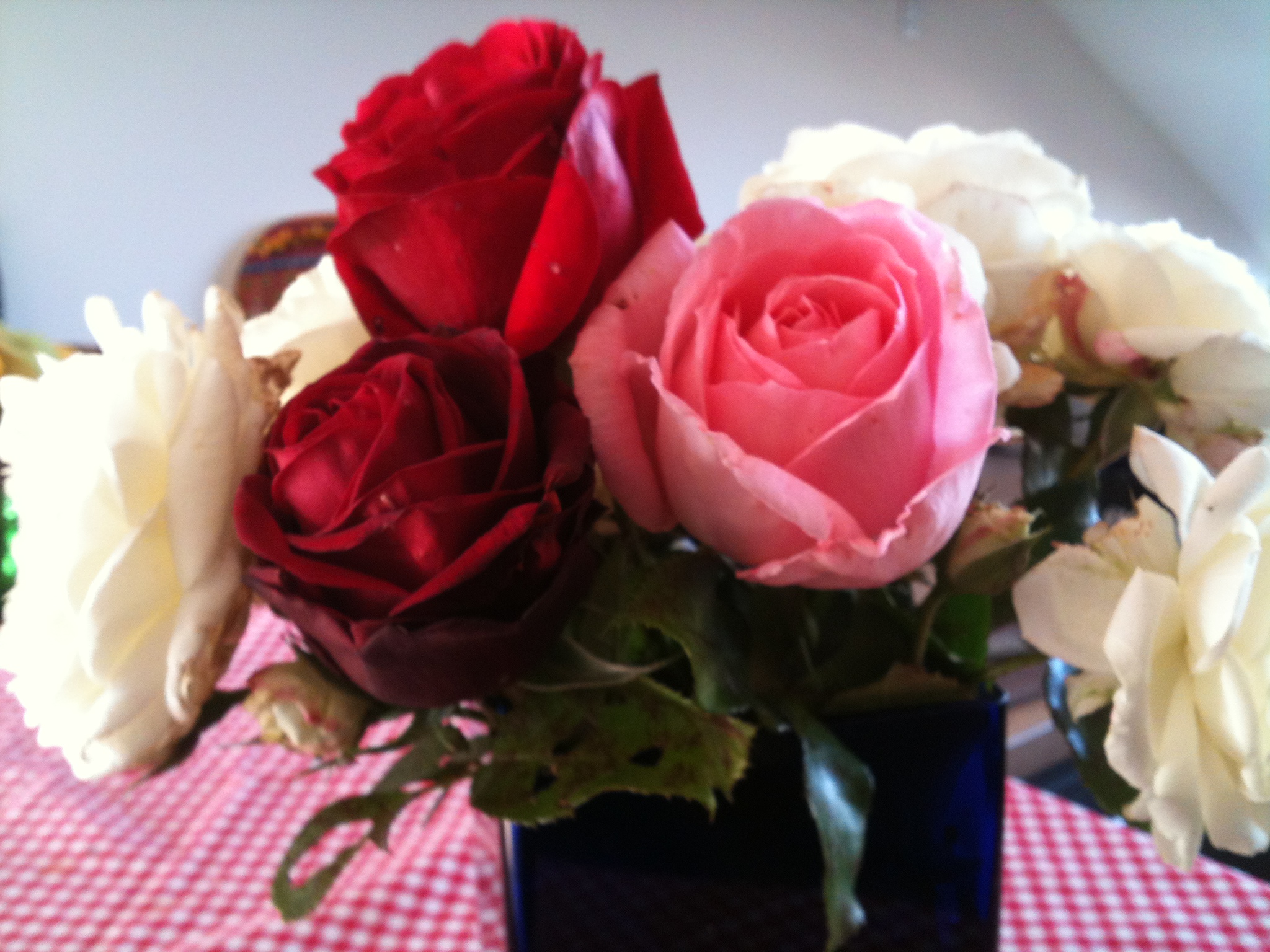Roses representing appreciation