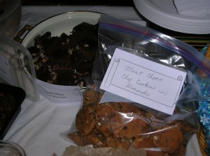 One of the winners and a low-cal brownie treat!