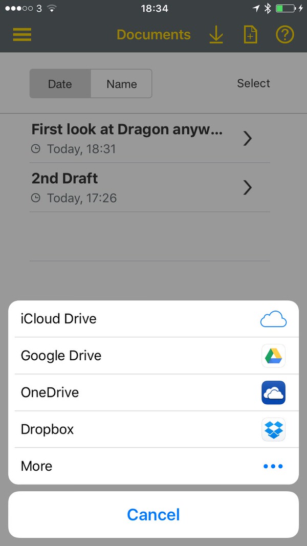 Dragon Anywhere On line Documents Dragon Anywhere for iOS Review