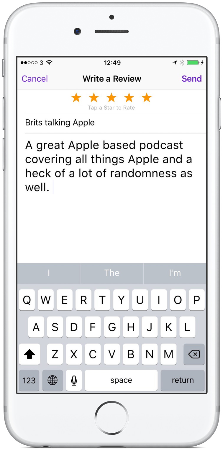 img How To Leave A Podcast Review Using Your iPhone