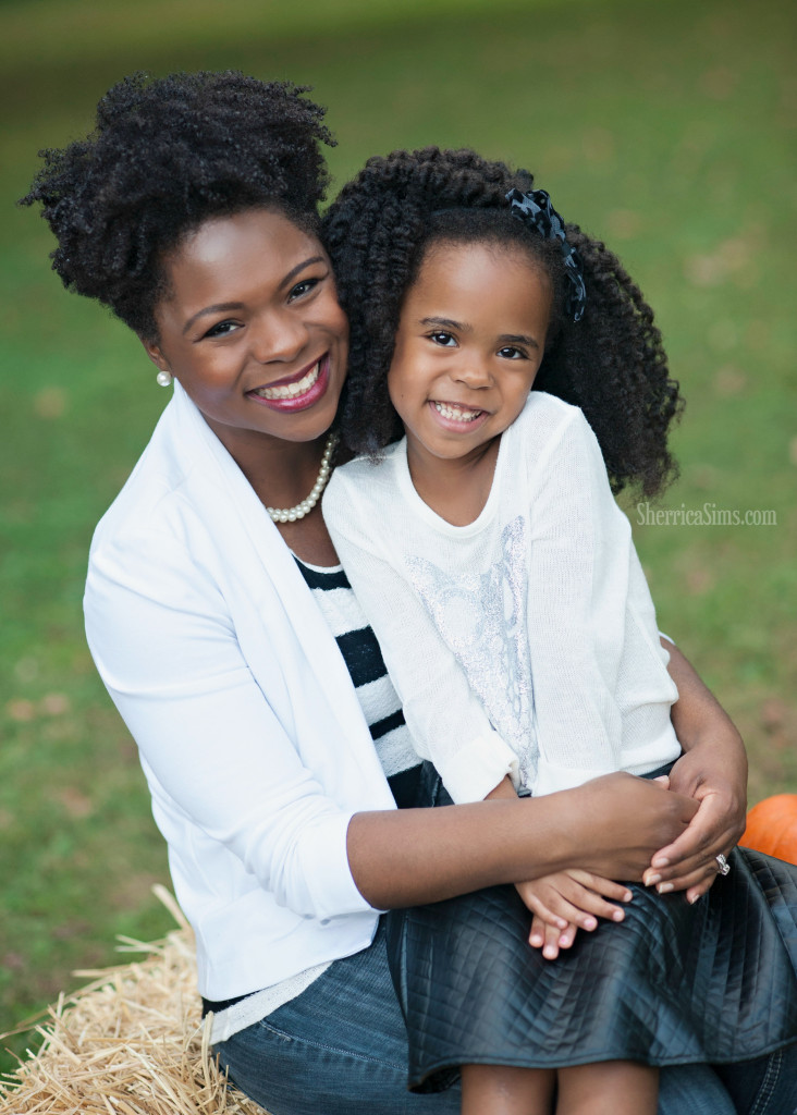 Natural Hair Mother and Daughter 