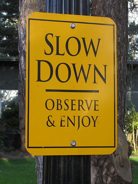 Slow-down-for-stress