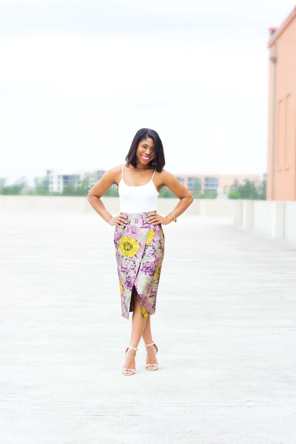 wrap skirt asos black fashion blogger stephanie taylor jackson dallas texas
