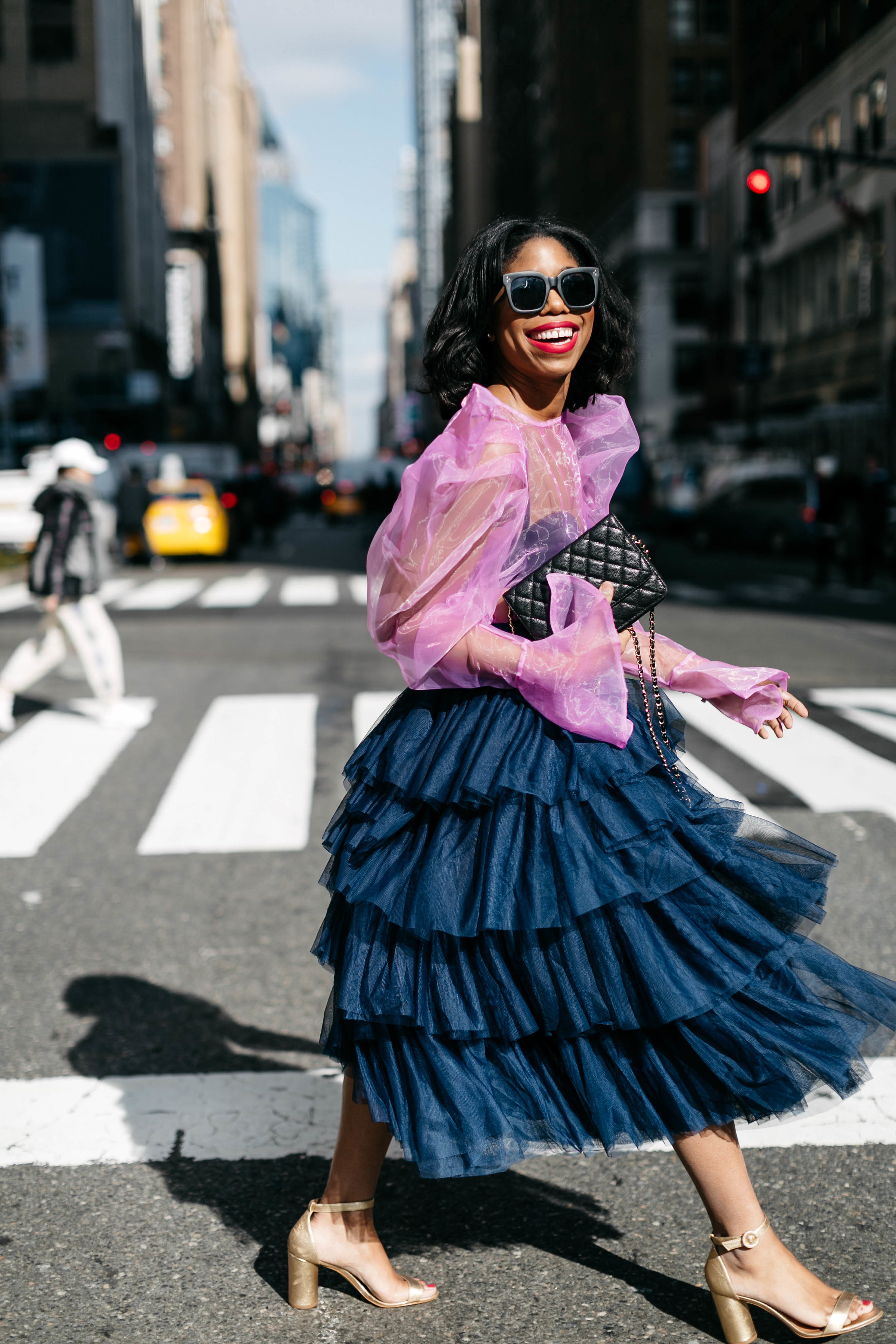 new york fashion week street fashion how to attend fashion week street style beckley photography black fashion blogger