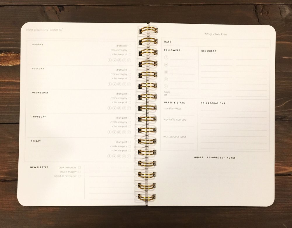  J.Lynn Designery's blog planner. I have absolutely loved using this to keep my blog up and running better than ever! 