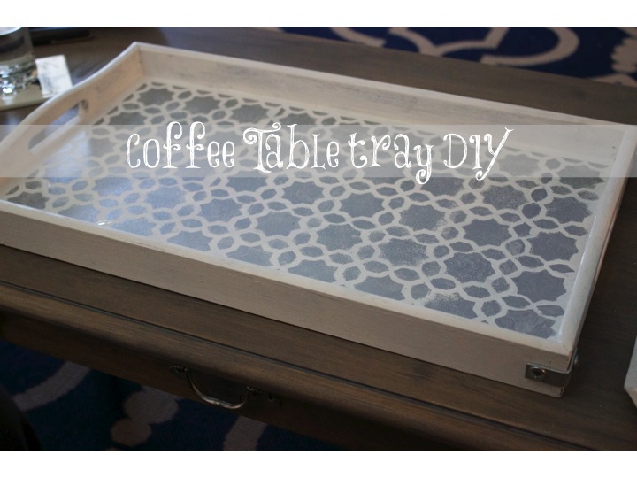 Coffee Table Tray DIY