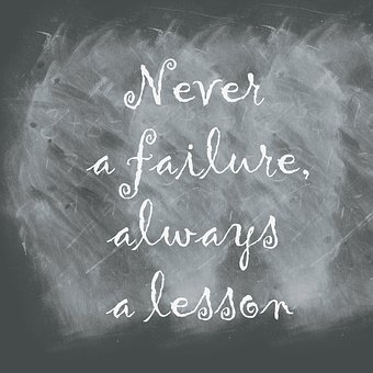   CLICK HERE  for 5 valuable lessons we can learn from our failures. 